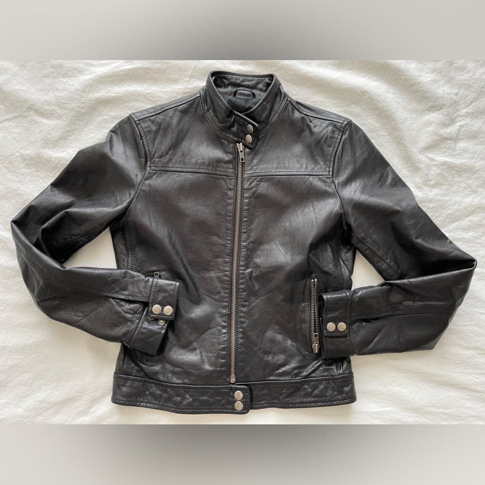 Genuine Cow Leather jacket GAP Women’s Size XS